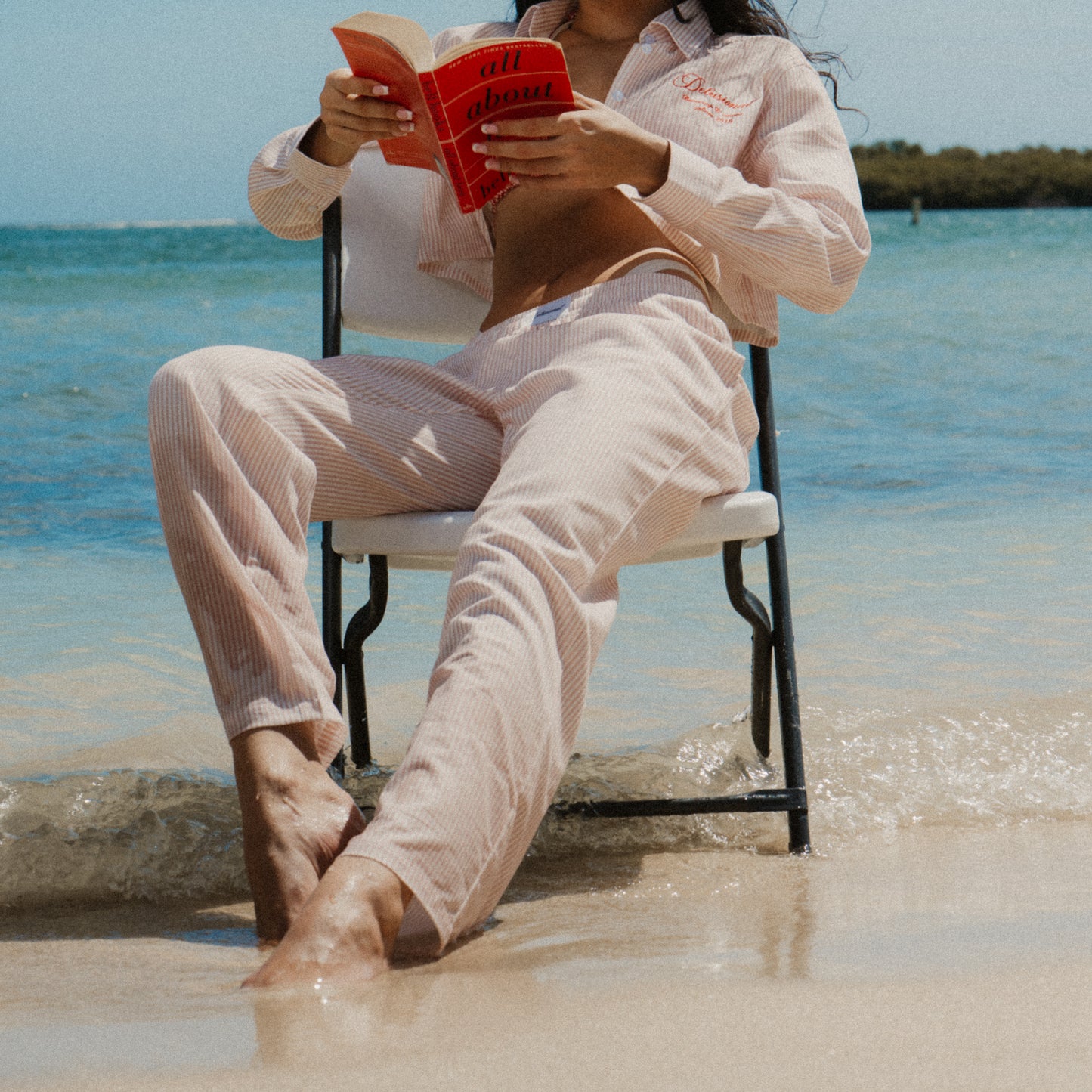 "Beaucoup D'amour" Women's Linen Pants