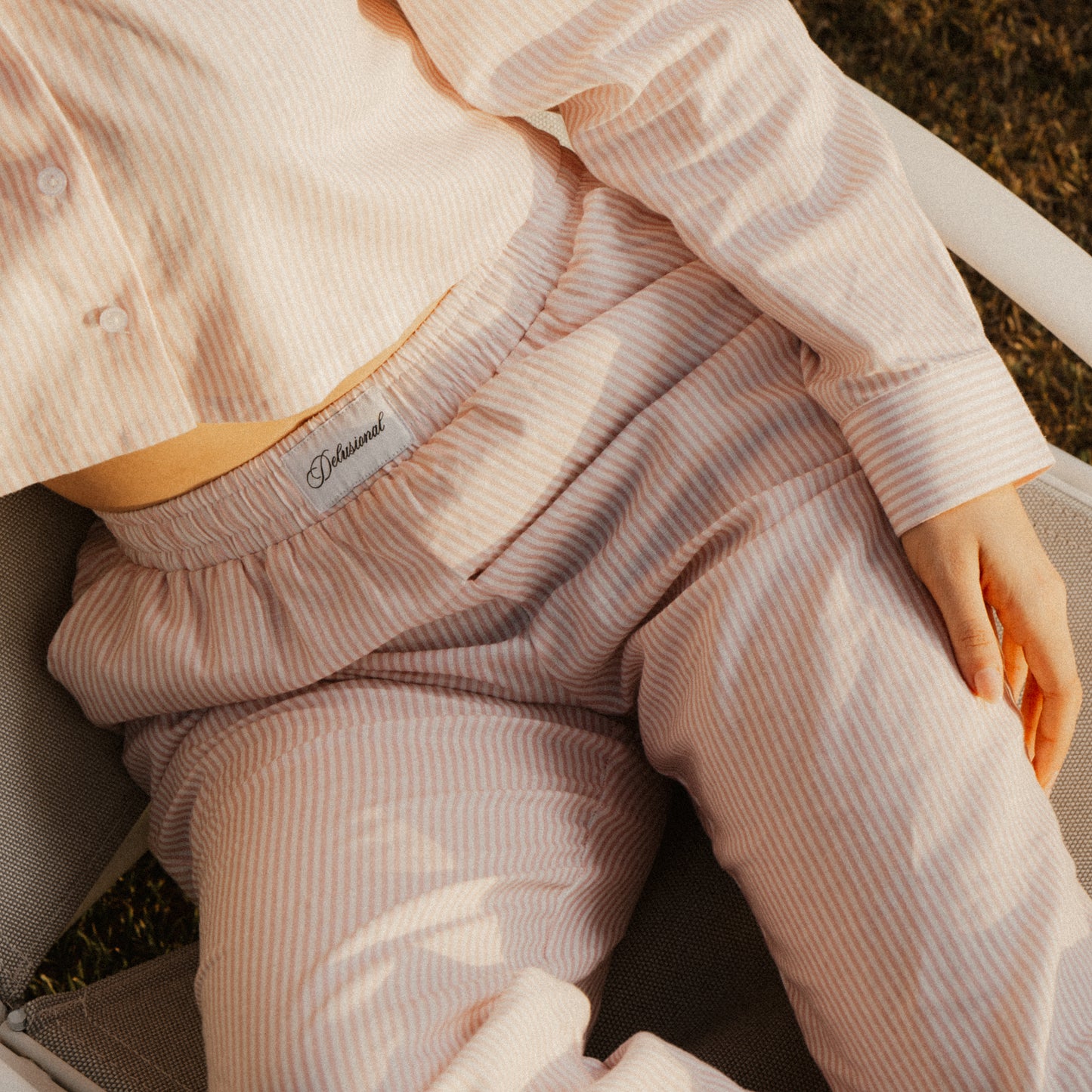 "Beaucoup D'amour" Women's Linen Pants