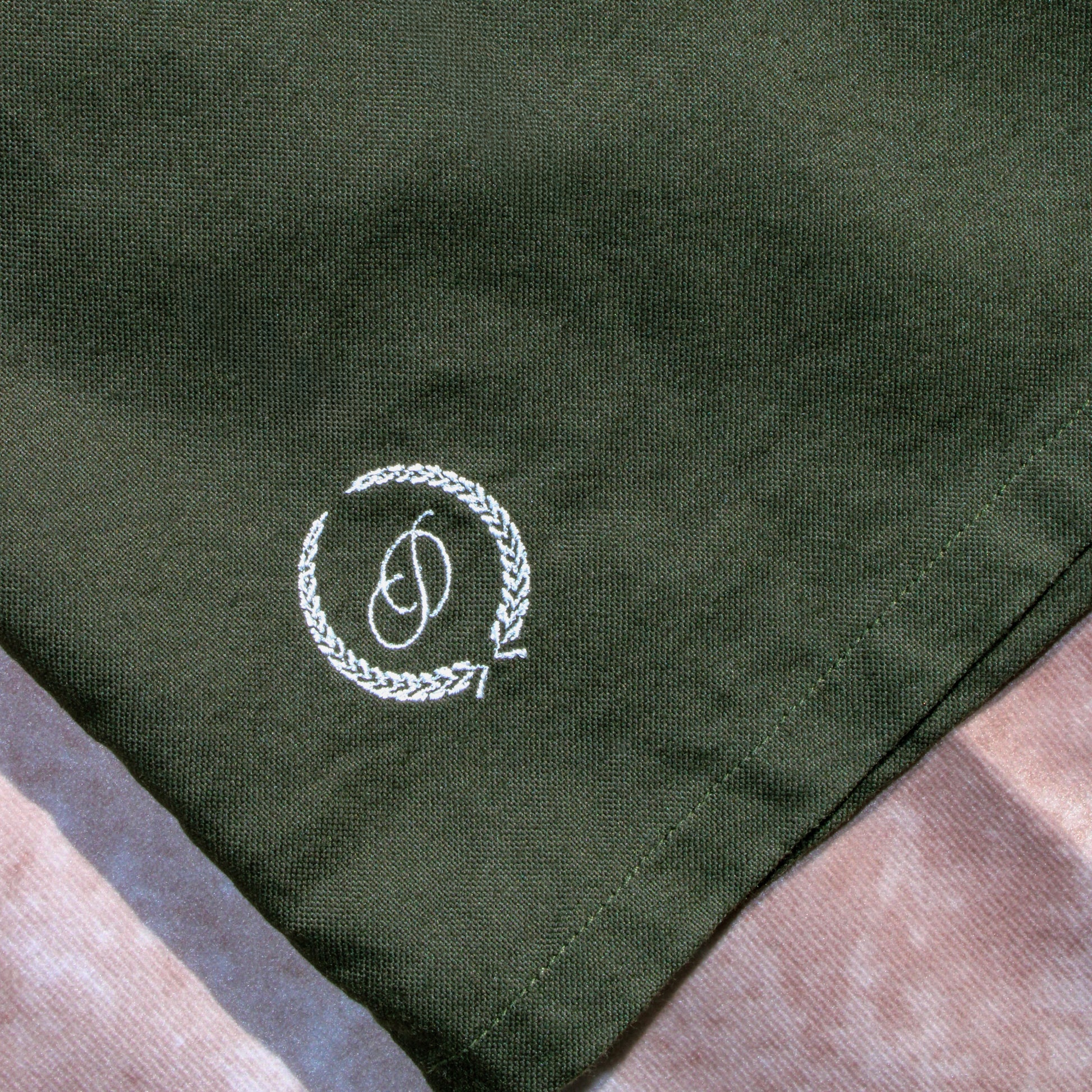 Embroidered detail on premium cotton button-up shirt