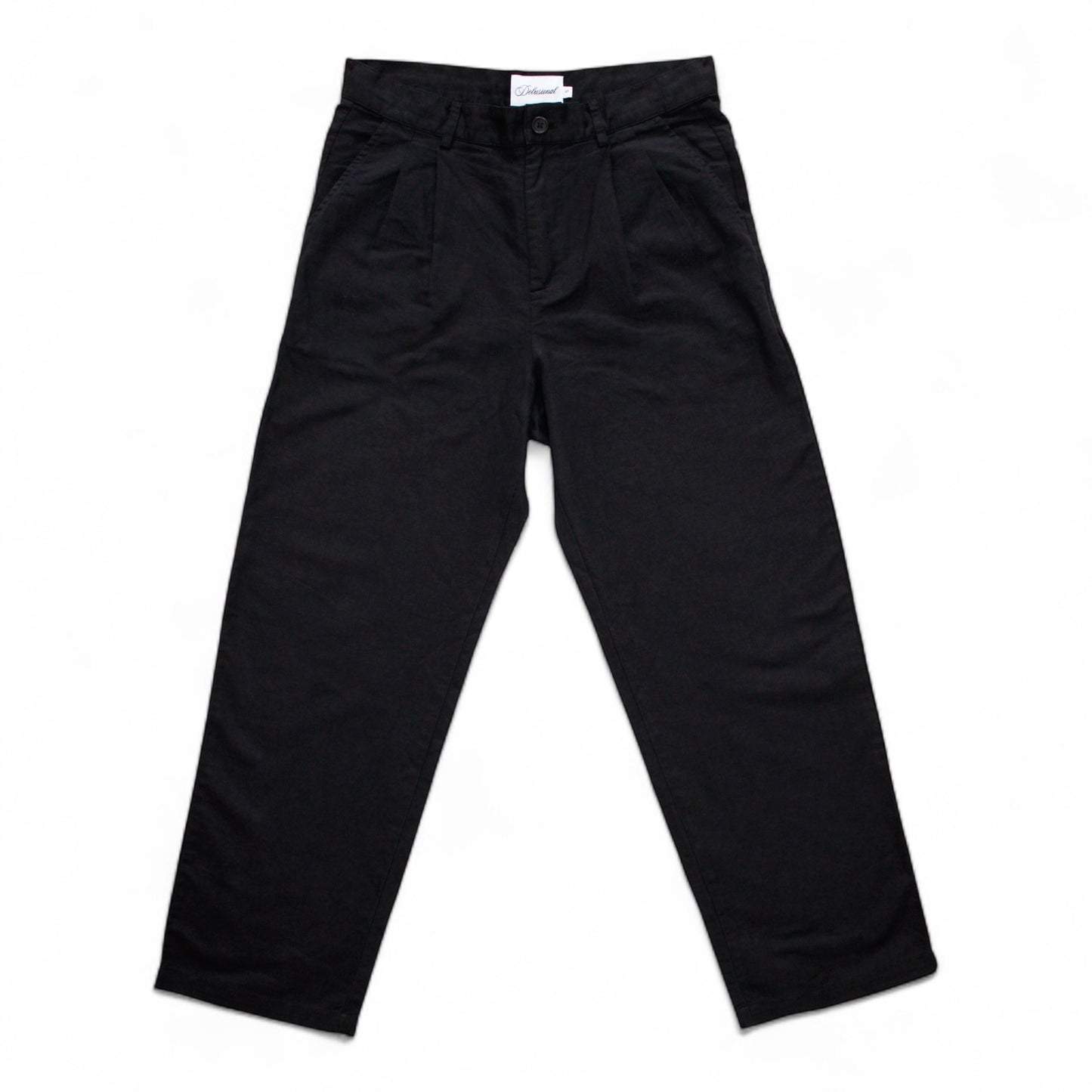 Men's single pleated linen trousers by Delusional