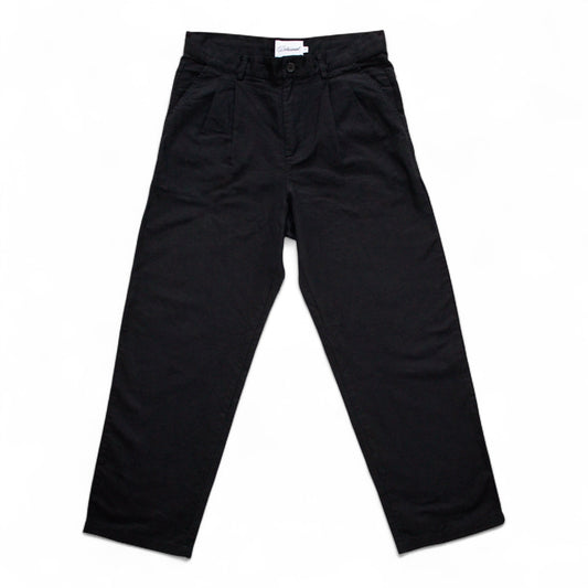 Men's single pleated linen trousers by Delusional