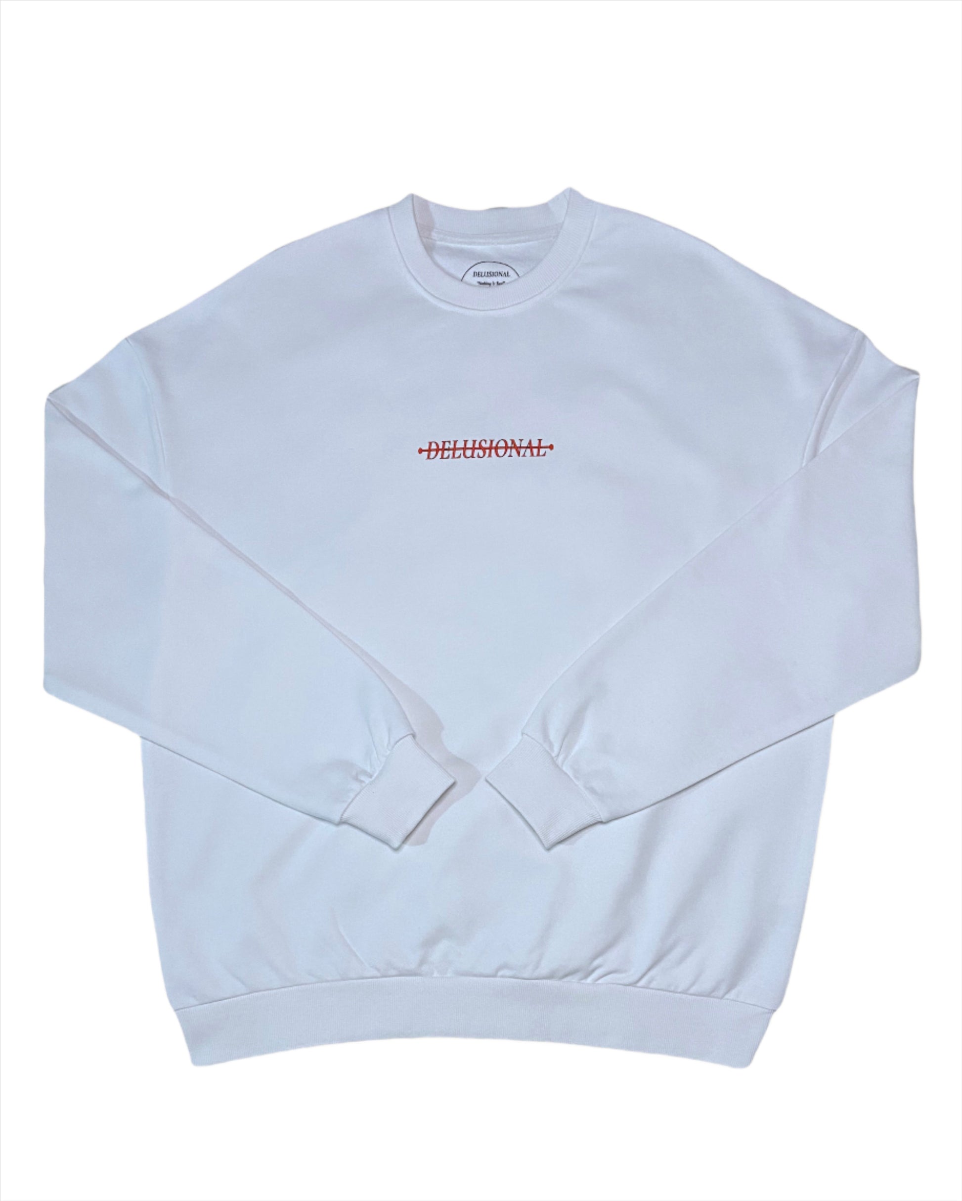 Heavyweight 100% cotton fabric detail on Delusional sweater